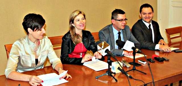 Od lewej: M. Spychalska, K. Majewska, A. Koszada, D. Witoń