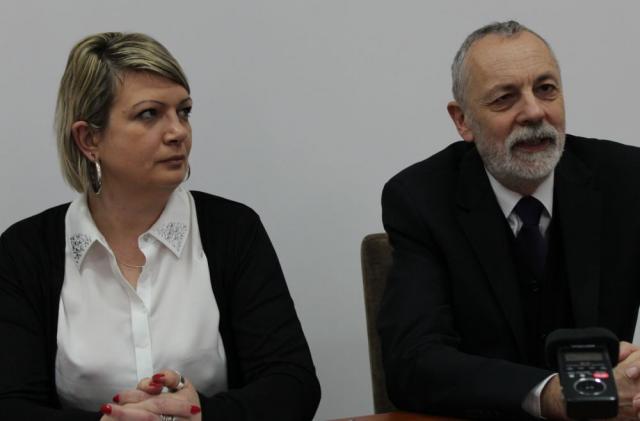 Od lewej: Bożena Henczyca, Rafał Grupiński