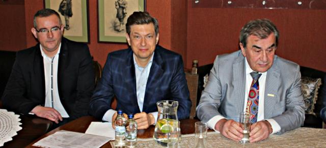 od lewej Piotr Tomankiewicz, Mariusz Witczak, Marek Antczak