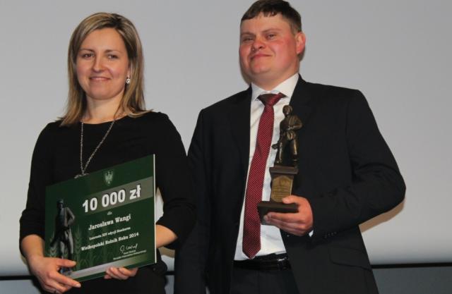 Jarosław Wanga z żoną Aleksandrą