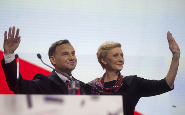 Para prezydencka: Andrzej i Agata Duda / za: niezalezna.pl