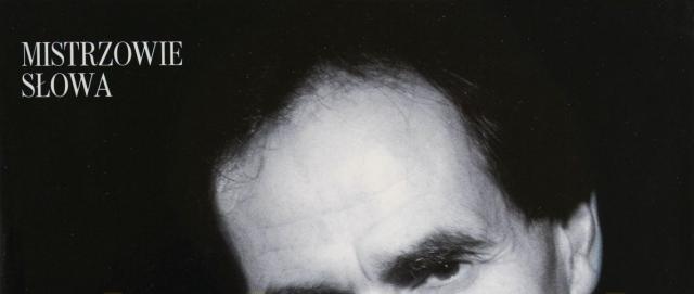 Jerzy Zelnik - fragm. okładka cyklu "Mistrzowie słowa"