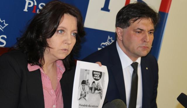 Joanna Lichocka i Piotr Kaleta / posłowie PiS