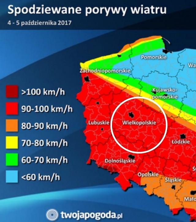 źródło. twojapogoda.pl