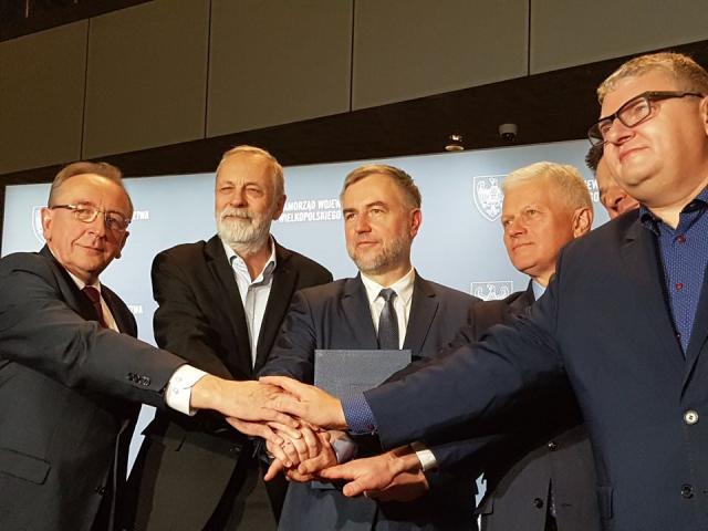 na fot.: koalicyjne porozumienie w sejmiku