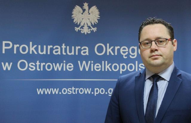 na fot.: Maciej Meler / rzecznik prasowy Prokuratury Okręgowej w Ostrowie.