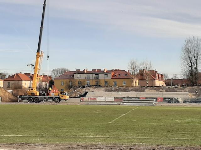 na fot.: Prace na Stadionie Miejskim trwają