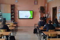 na fot.: spotkanie z doradcami PUP w pleszewskiej szkole