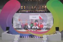 na fot. Początek przemarszu reprezentacji Polski podczas ceremonii otwarcia World Games