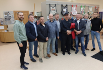 na fot. Spotkanie po latach byłych żużlowców z Ostrowa podczas wystawy