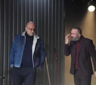 na fot. Wojciech Masacz i Marcin Trzęsowski / aktorzy