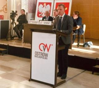 na fot.: Mikołaj Kostka / zastępca prezydenta Ostrowa Wielkopolskiego