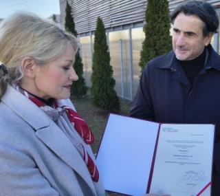 na fot. posłanka Karolina Pawliczak / KO i Grzegorz Kulawinek / v-prez. Kalisza