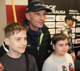 na fot. Tomasz Gapiński w Ostrowie był jednym z ulubieńców kibiców