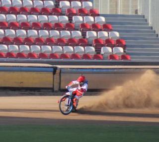 na fot.: ostatni trening w zeszłym sezonie miał miejsce na Stadionie Miejskim 17 października